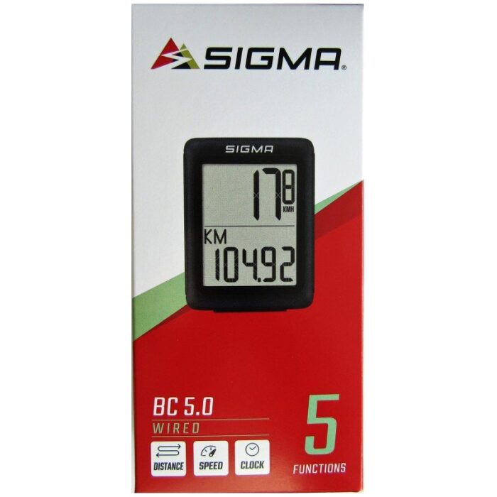 Sigma fietscomputer BC 5.0 WR