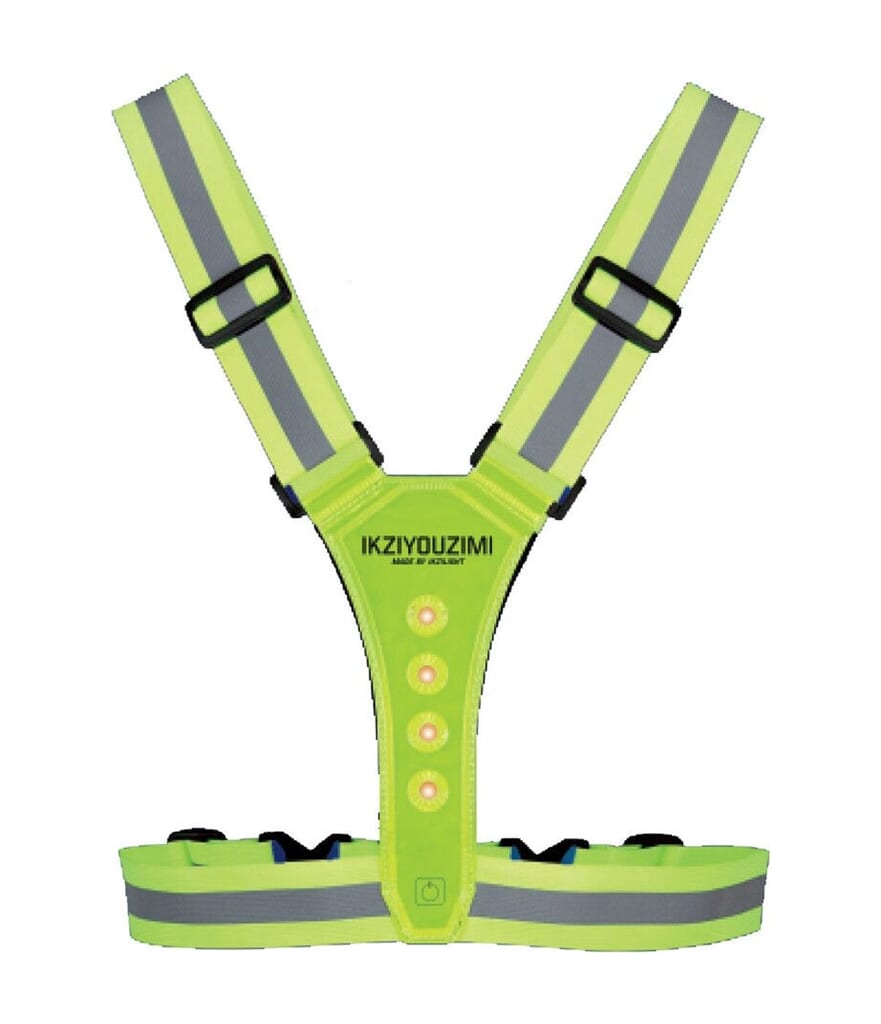 Ikzi reflectie sport veiligheidsvest met Led - Afbeelding 2