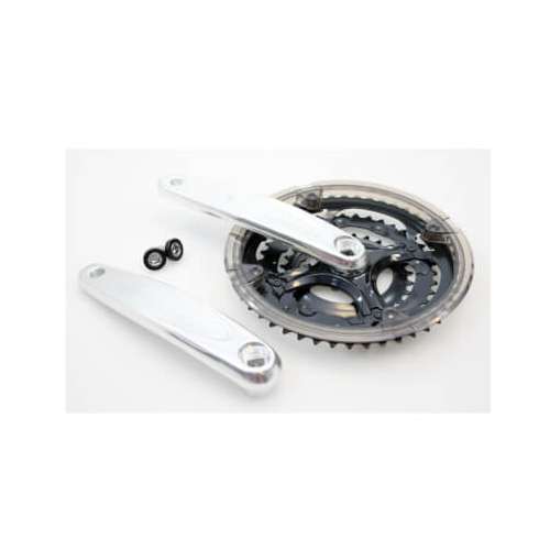 Unbranded Lasco crankset spieloos 28x38x48t 170mm aluminium